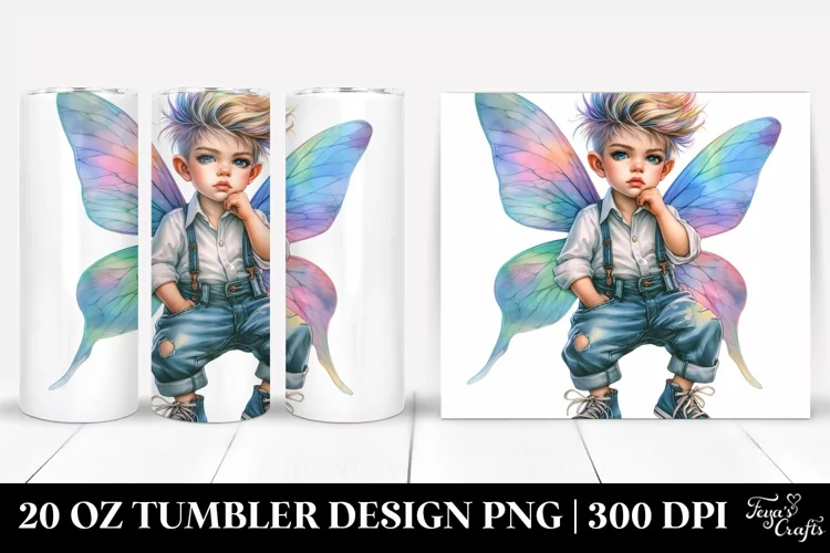 Baby Fairy with Cool Haircut 20 Oz Tumbler