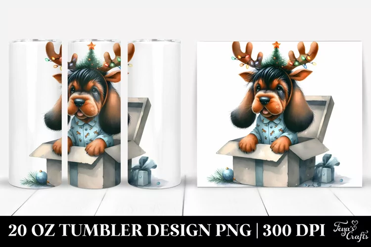 Cute Bloodhound Illustration