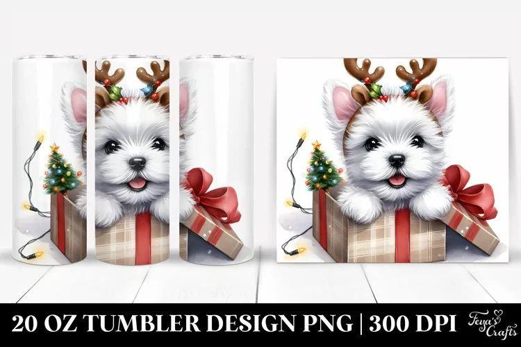 Whimsical West Highland White Terrier