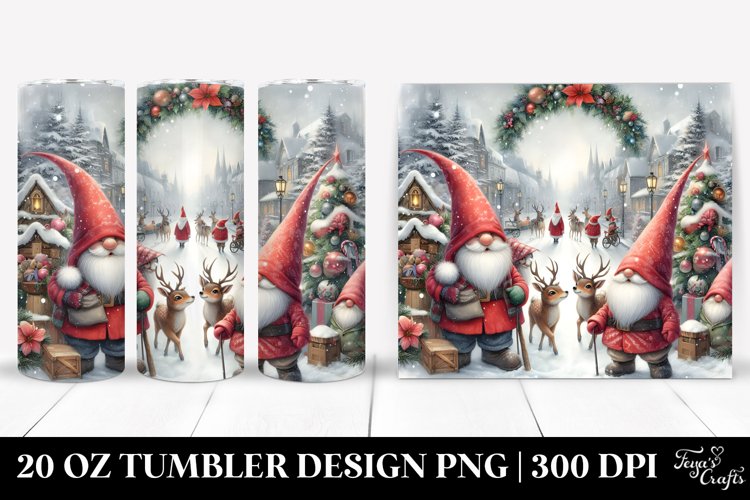 Christmas PNG 20 Oz Tumbler Design