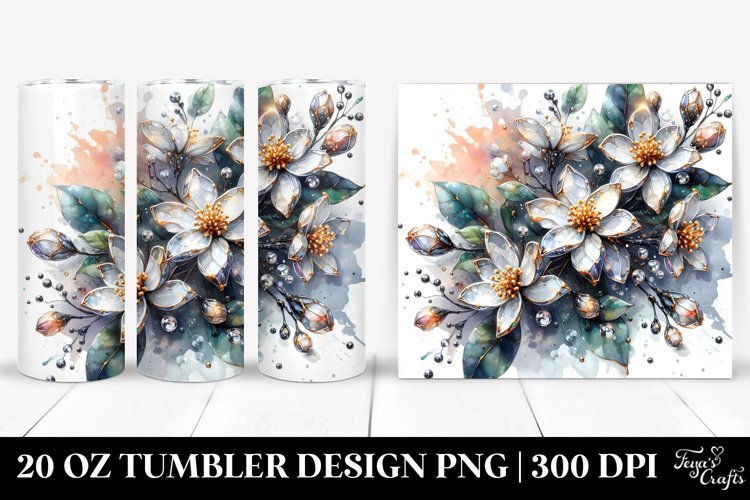 Shiny Jasmine | 20 Oz Tumbler example image 1