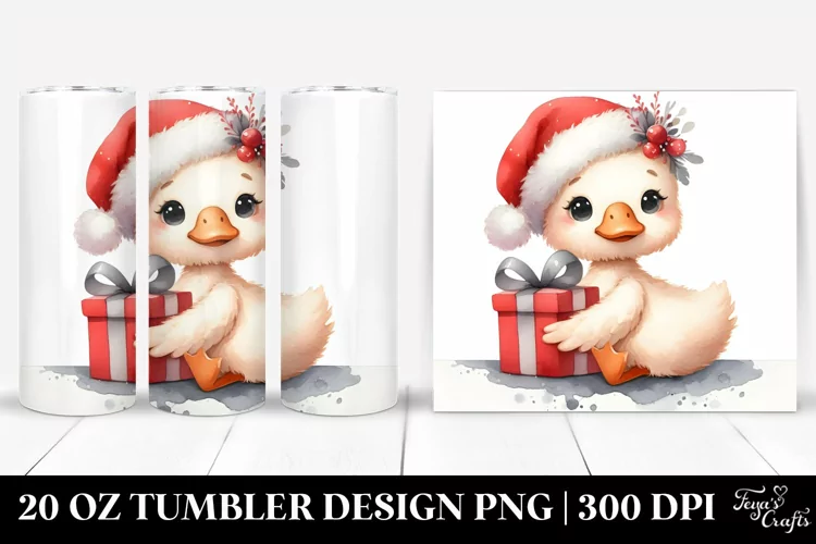 Santas Swan,Transparent PNG
