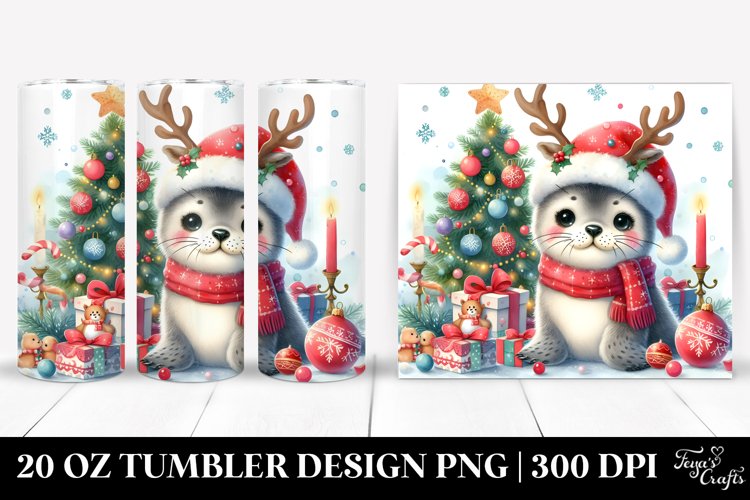 Christmas PNG 20 Oz Tumbler Design