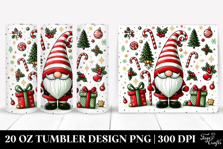 Christmas PNG 20 Oz Tumbler Design