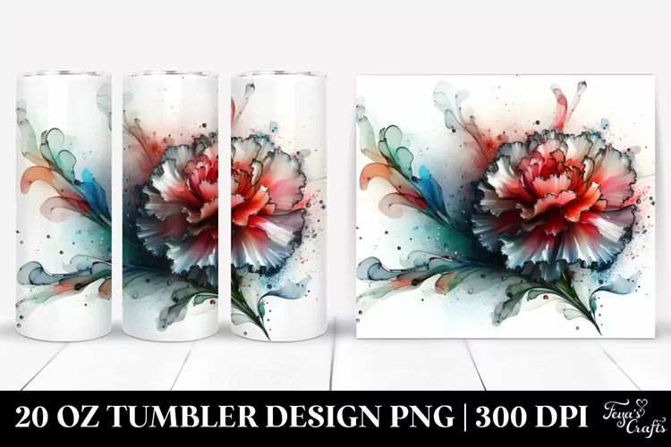 Shiny Carnation | 20 Oz Tumbler