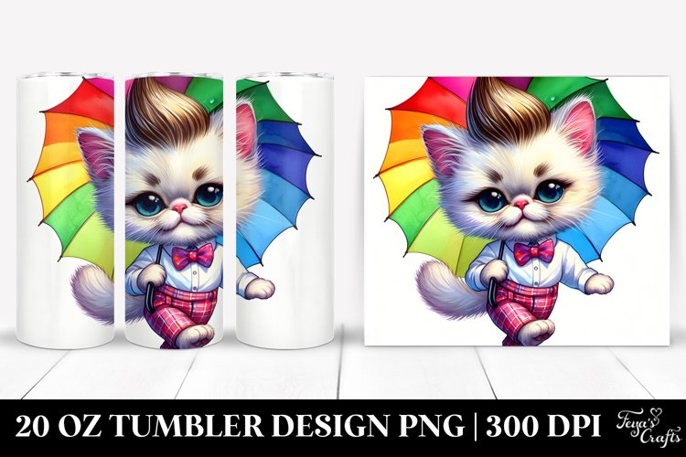 Cat Watercolor Image 9