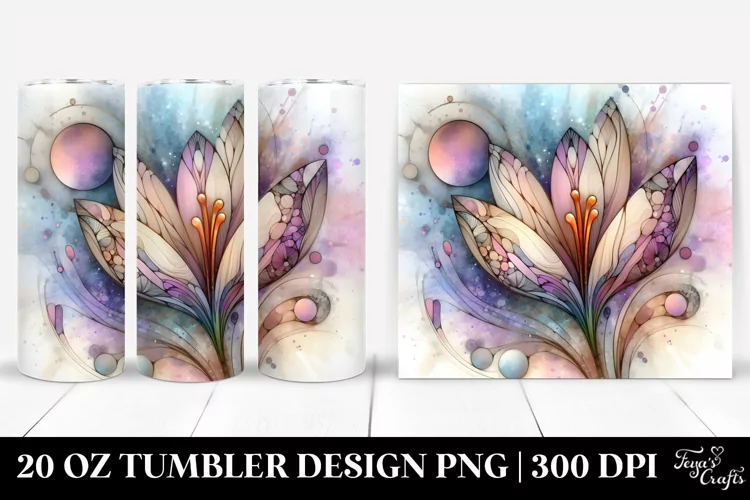 Stained Crocus 20 Oz Tumbler