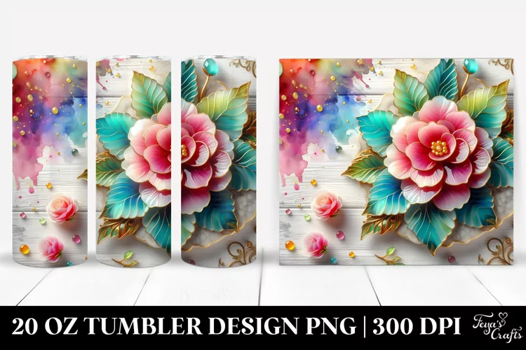 Colorful Begonia | 20 Oz Tumbler