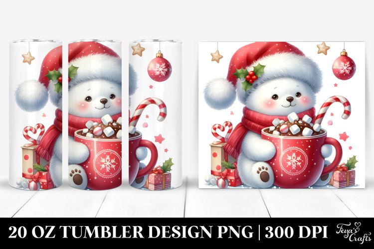 Christmas PNG 20 Oz Tumbler Design
