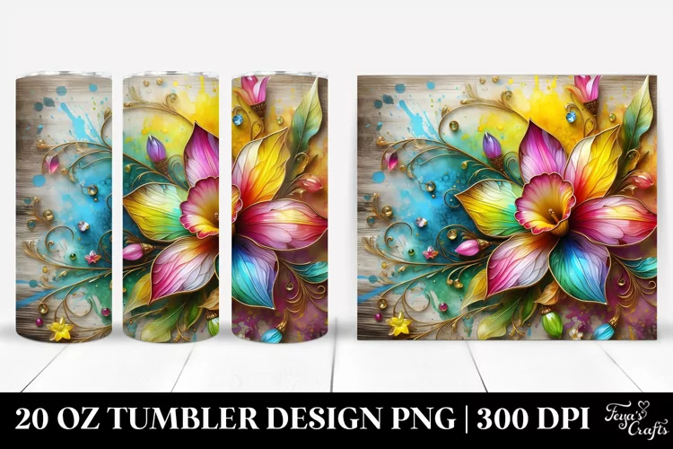 Colorful Narcissus | 20 Oz Tumbler