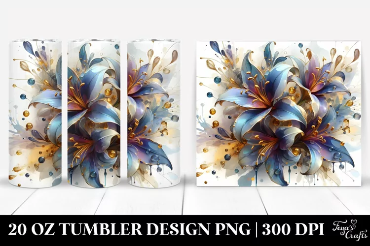 Glossy Lobelia Tumbler