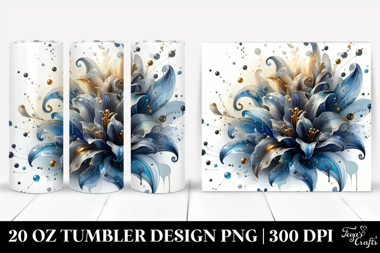 Glossy Lobelia Tumbler