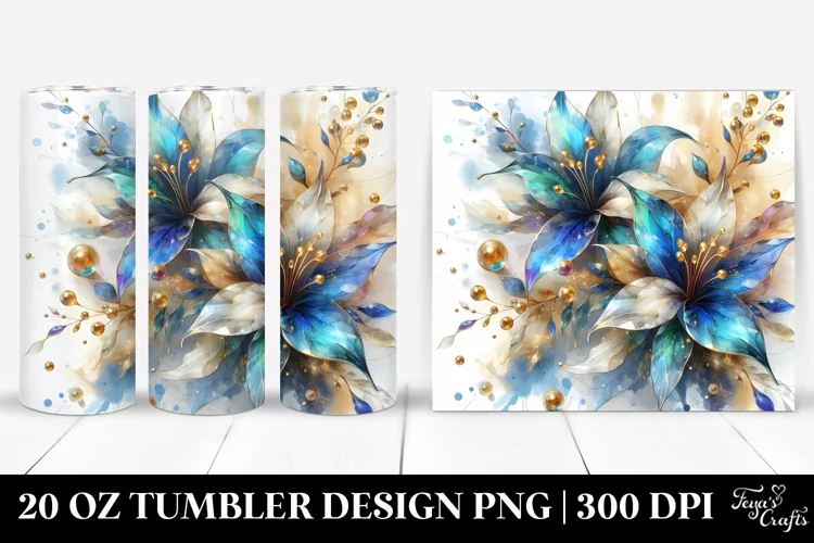 Glossy Lobelia Tumbler