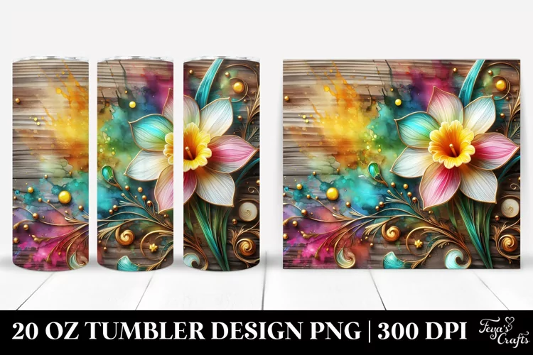 Colorful Narcissus | 20 Oz Tumbler