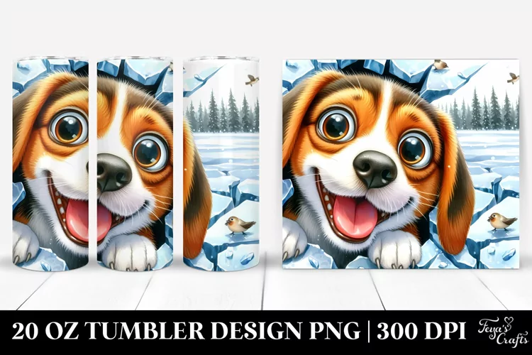 Crazy Looking Beagle Adventure | 20 Oz Tumbler