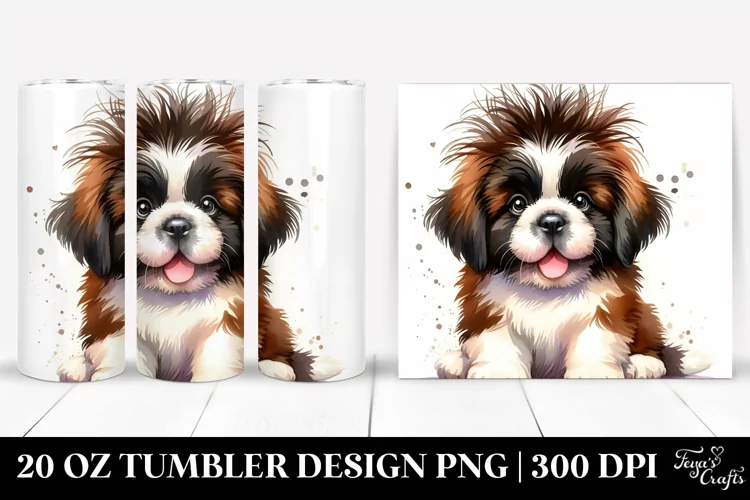 Expressive Saint Bernard | 20 oz Tumbler