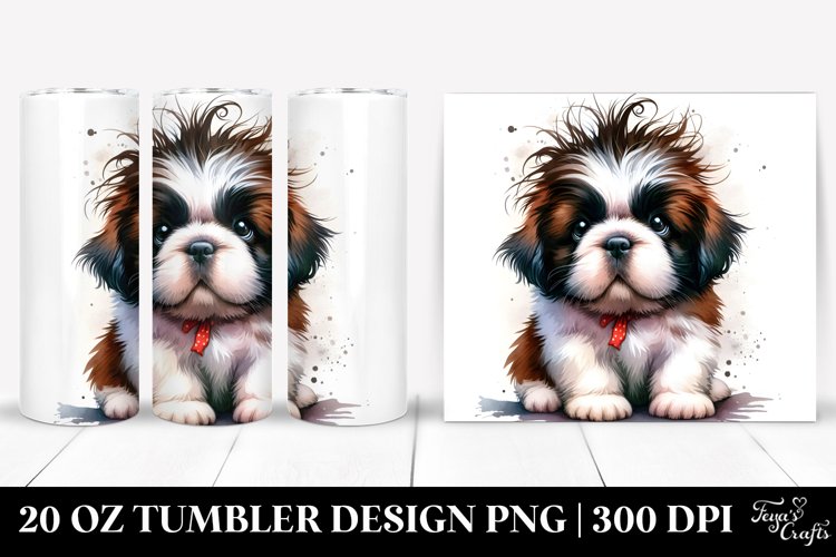 Expressive Saint Bernard | 20 oz Tumbler example image 1