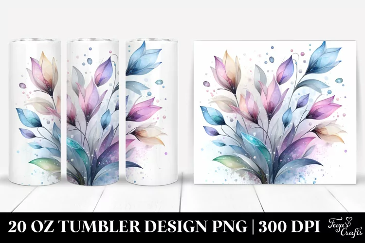 Shiny Snowdrop Flower, 20 Oz Tumbler