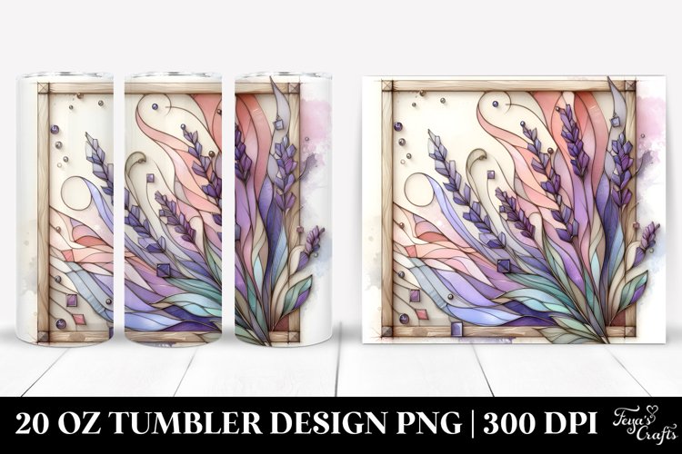 Stained Lavender 20 Oz Tumbler example image 1
