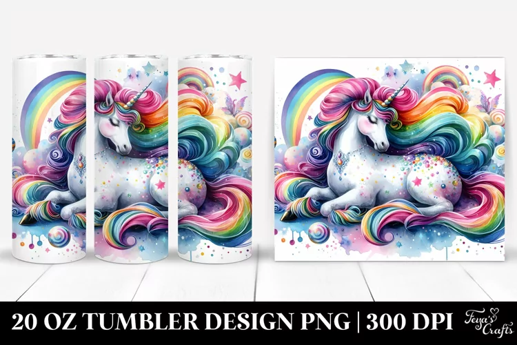 Colorful Unicorn | 20 Oz Tumbler