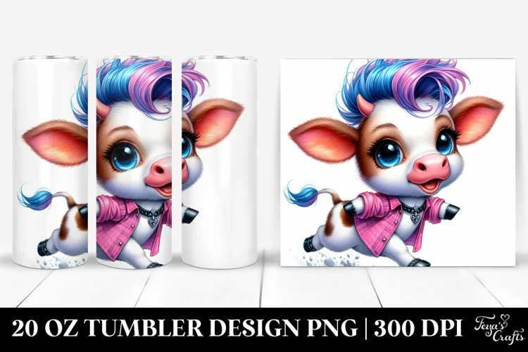 Cool Running Baby Cow 20 Oz Tumbler