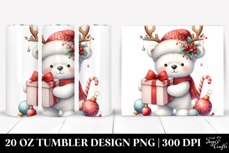Christmas PNG 20 Oz Tumbler Design