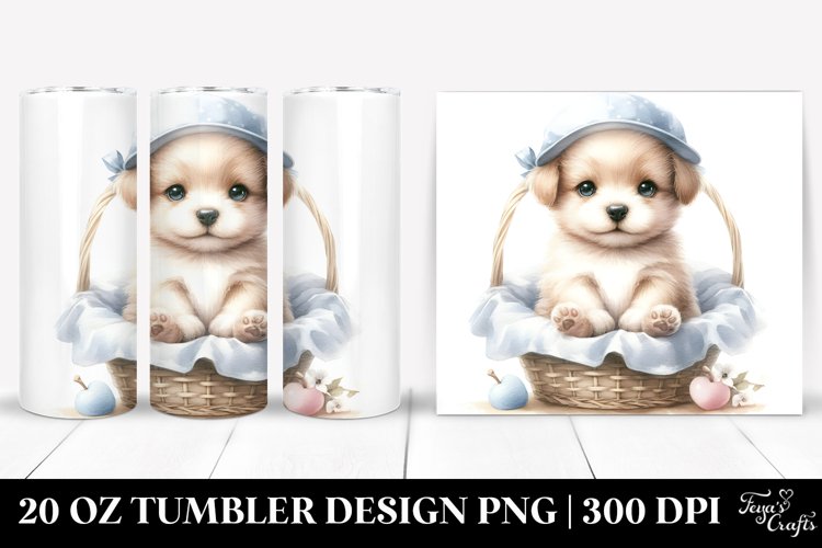 Baby Dog Tumbler Design example image 1