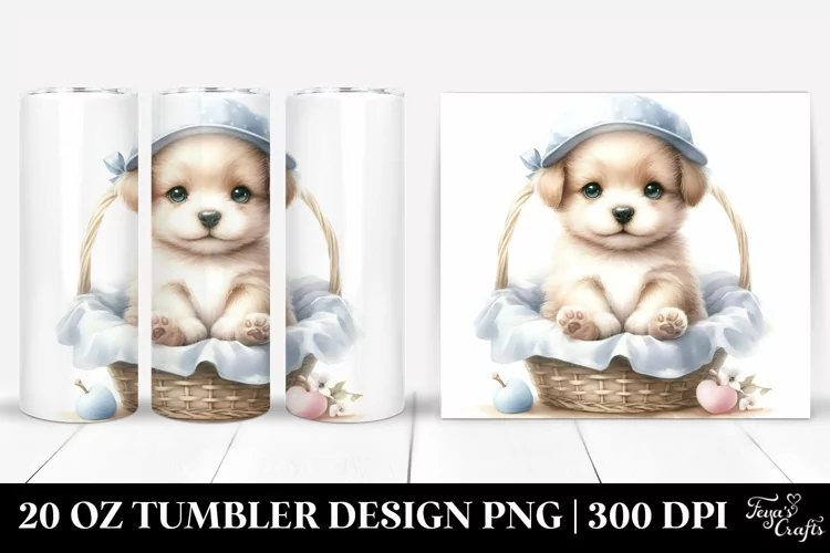 Baby Dog Tumbler Design