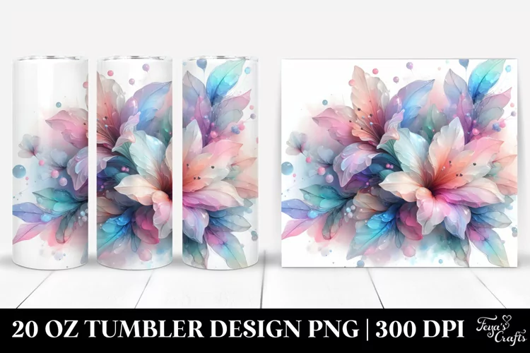 Shiny Stained Azalea 20 Oz Tumbler