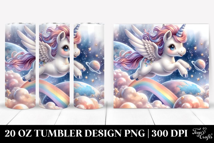 Mystical Unicorn | 20 Oz Tumbler example image 1