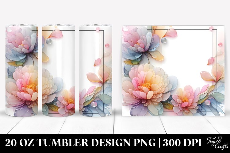 Peonies Made of Material 20 Oz Tumbler