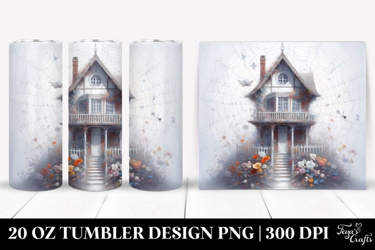 Simple Cobweb Design | 20 Oz Tumbler example image 1