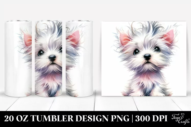 Expressive Baby West Highland White Terrier | 20 oz Tumbler