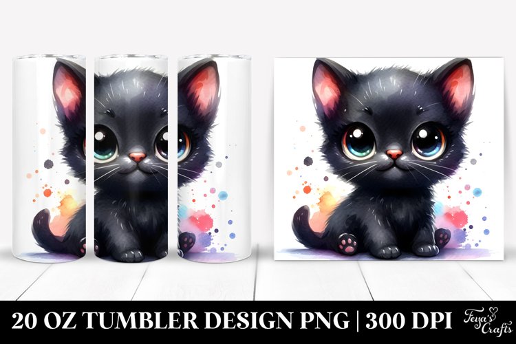 Cat Watercolor Image 2