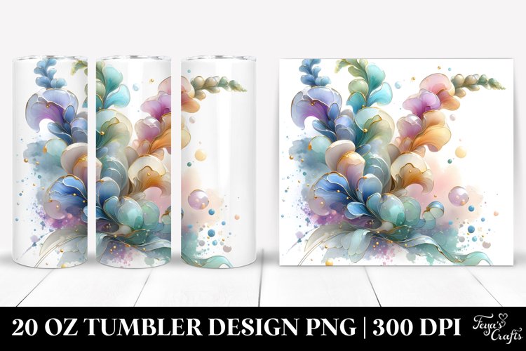 Shiny Snapdragon Stained , High-Res 20 Oz Tumbler example image 1