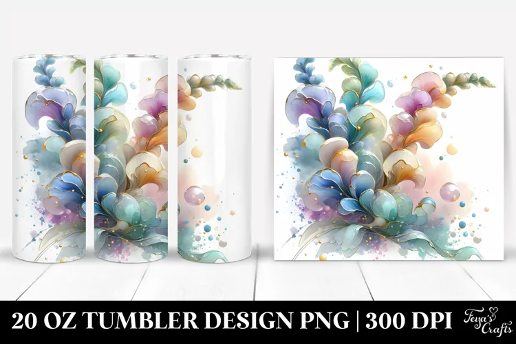 Shiny Snapdragon Stained , High-Res 20 Oz Tumbler