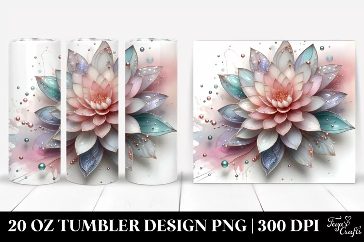Shiny Dahlia, High-Quality 20 Oz Tumbler