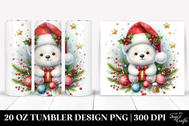 Christmas PNG 20 Oz Tumbler Design