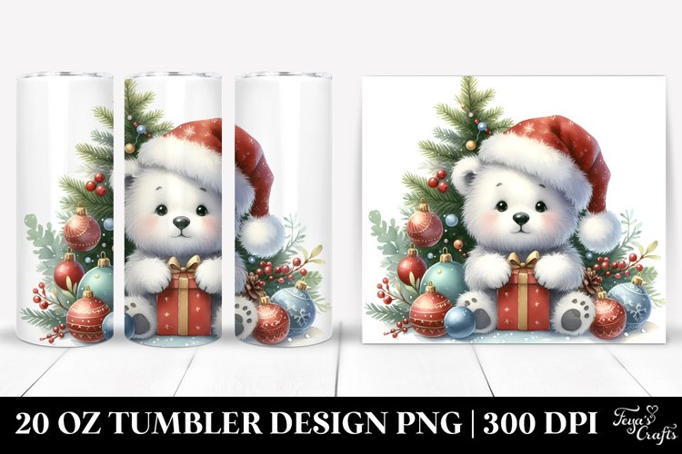 Christmas PNG 20 Oz Tumbler Design