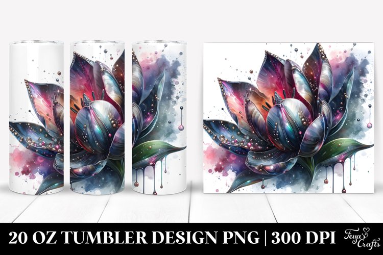 Shiny Tulip | 20 oz Tumbler example image 1