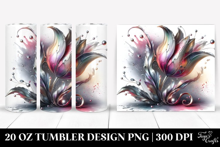 Shiny Tulip Shiny Material | 20 oz Tumbler example image 1