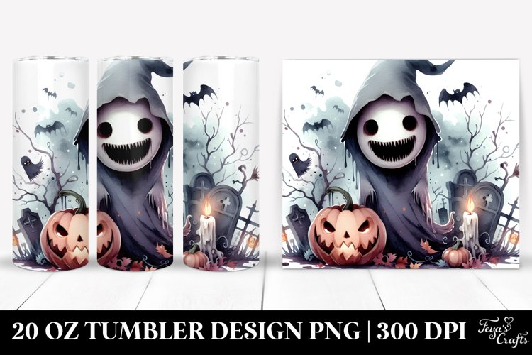 Chilling Nightmare 20 Oz Tumbler example image 1