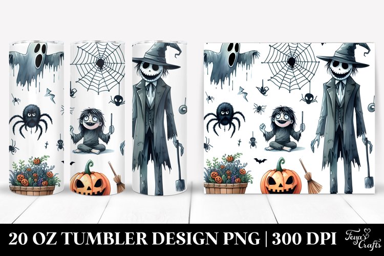 Creepy Nightmare 20 Oz Tumbler example image 1