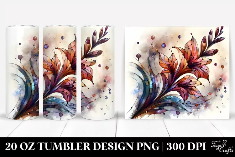Stained Gladiolus | 20 Oz Tumbler