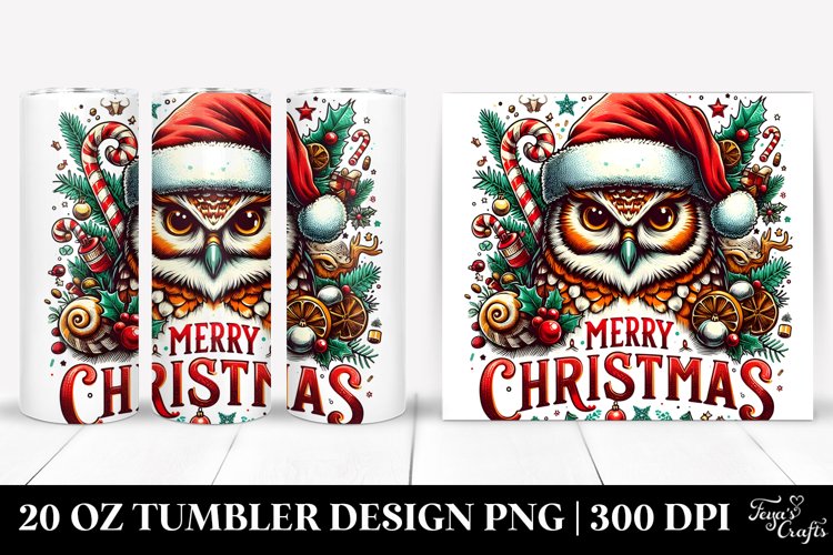 Christmas PNG 20 Oz Tumbler Design
