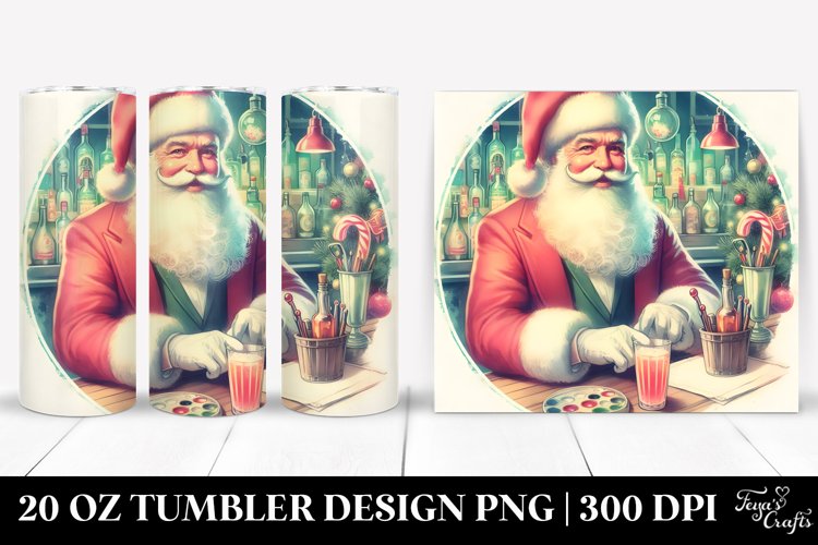 Christmas PNG 20 Oz Tumbler Design example image 1