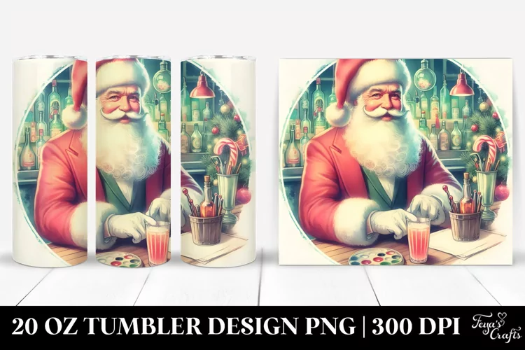 Christmas PNG 20 Oz Tumbler Design