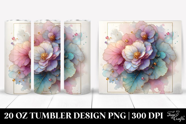 Shiny Begonia Stained , High-Res 20 Oz Tumbler example image 1