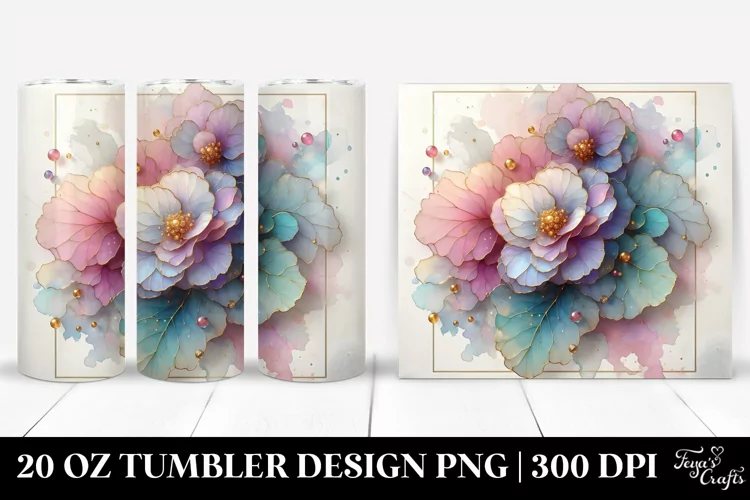 Shiny Begonia Stained , High-Res 20 Oz Tumbler