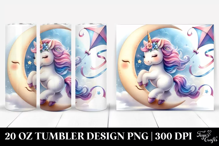 Cute Baby Unicorn Pirouetting | 20 oz Tumbler